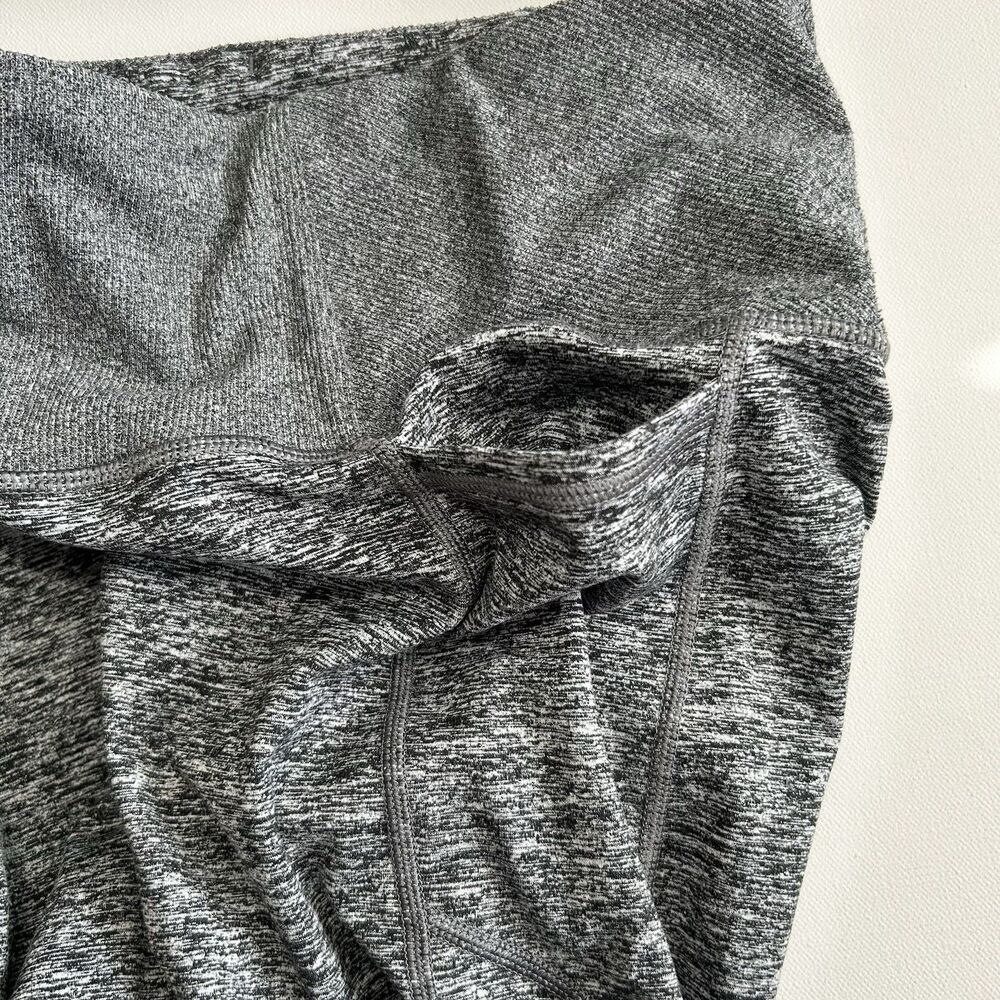 Athleta Exhale Heel Tight Heathered Gray High Rise Full Length Leggings Size XS - Picture 8 of 10